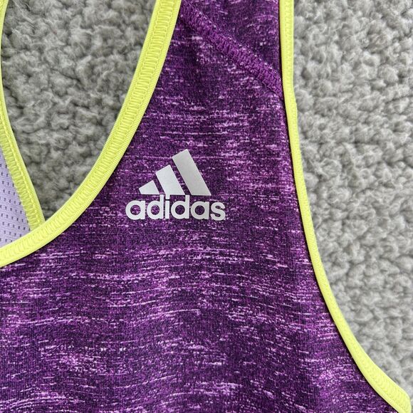 Adidas Tech-fit Tank Top Fitted Climacool Women’s Size Small S Purple Techfit - Picture 4 of 12